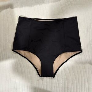 Kortni Jeane Black Bikini High-Waisted Seamless